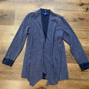 Womens Blue Cardigan Sweater